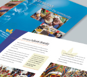 Brochures, annual reports